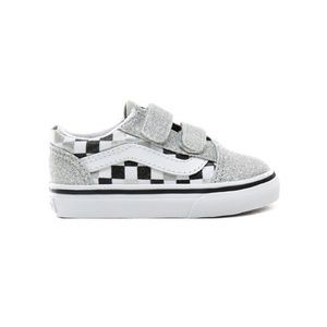 New glitter checkerboard old skool v toddler s:6